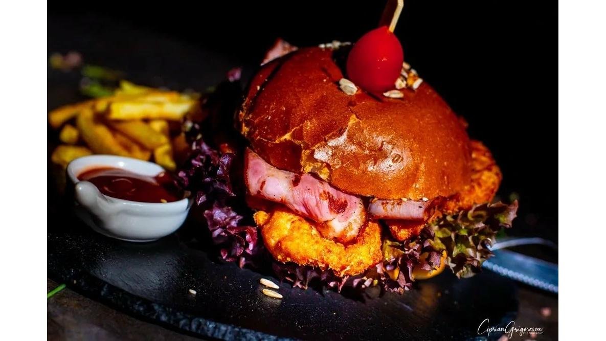 Burger crispy bacon