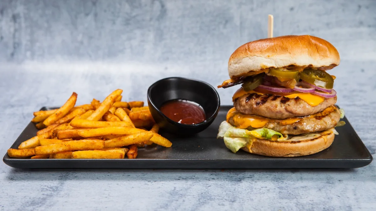 Dupli chili burger