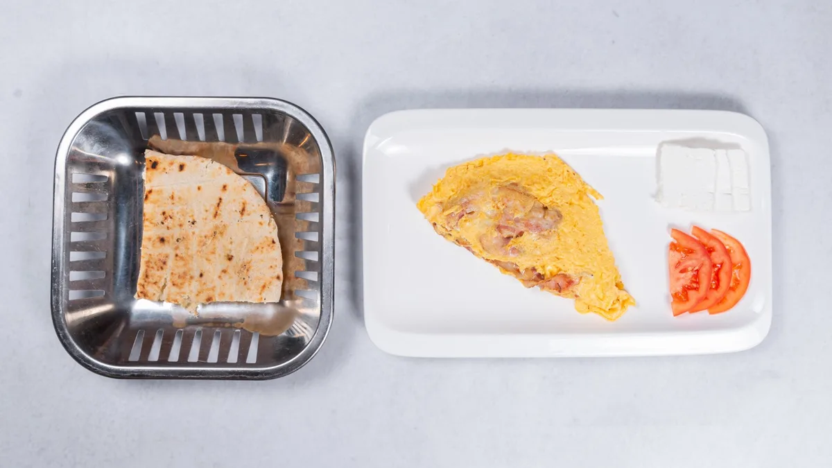 Omlet dimljena slanina