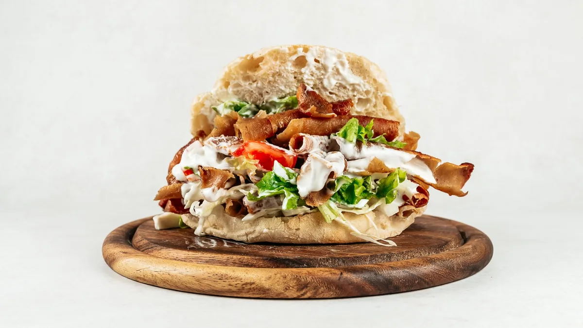 Kebab lepinja pileći
