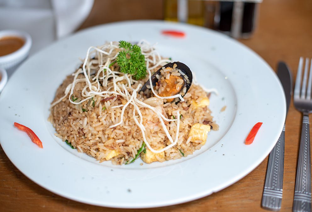 Arroz Chaufa de Mariscos