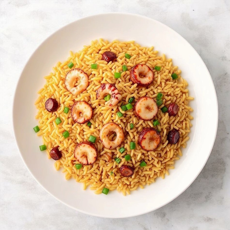 Arroz Chaufa de Pulpo