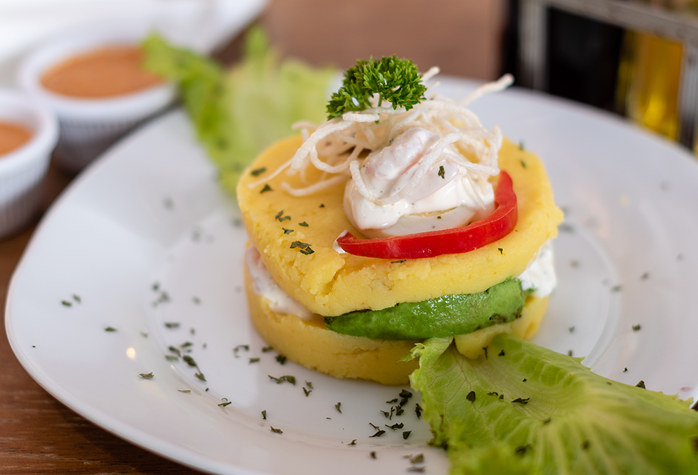 Causa Limeña de Camarones