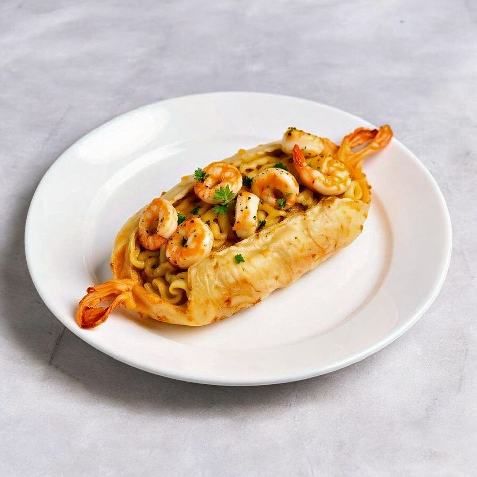 Clamares Rellenos con Camarones