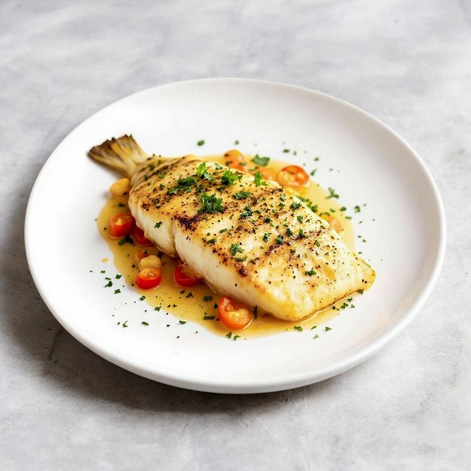 Filette de Corvina al Ajillo