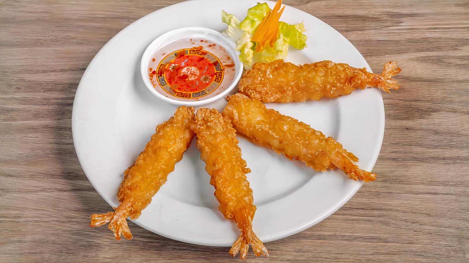 Shrimp Tempura (Breaded shrimp)