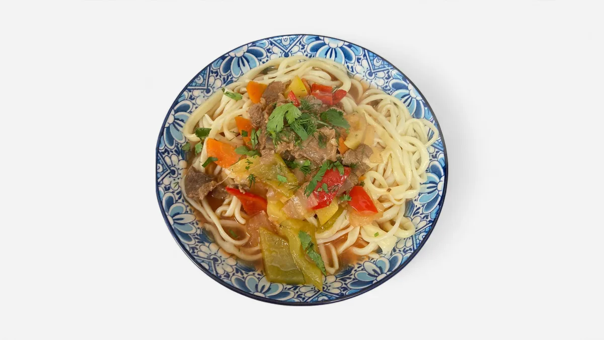 Lagman with beef