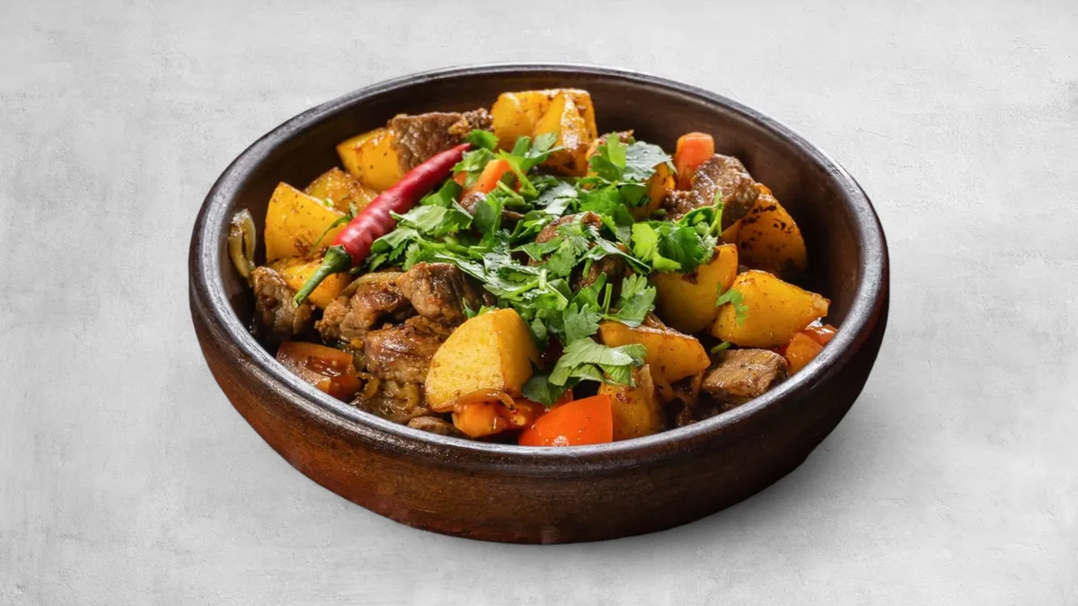 Ojakhuri with chicken