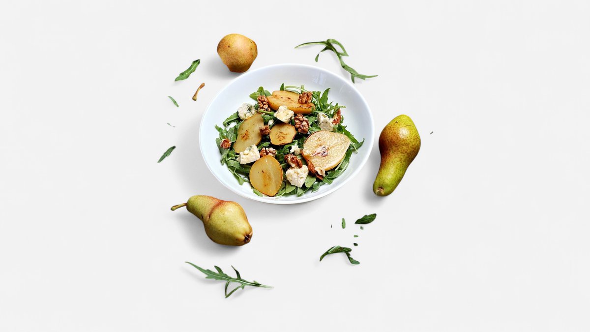 Armud salatı qorqonzola ilə
