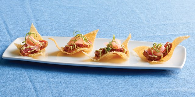 Ahi Nachos