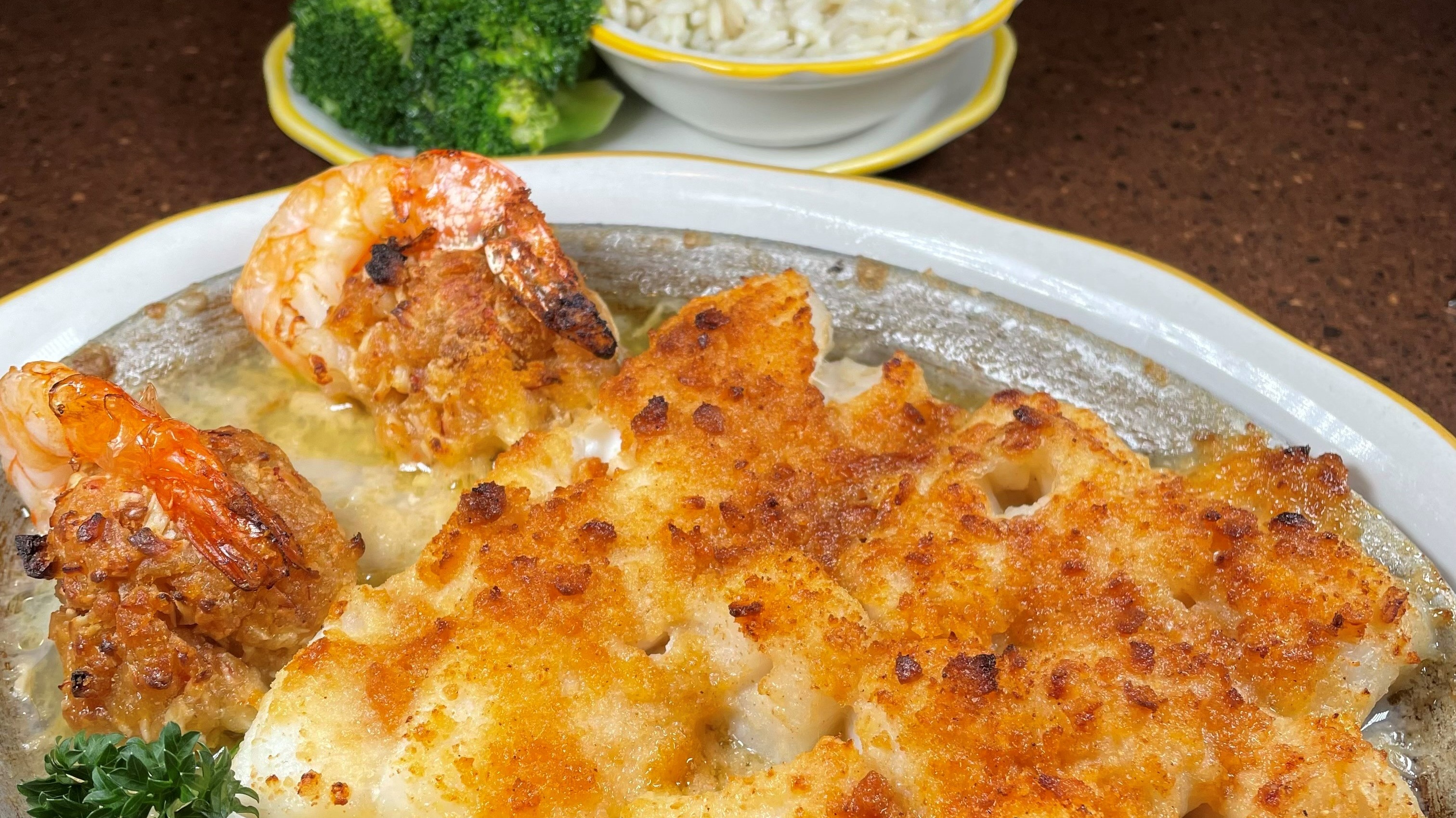 Broiled Seafood Platter