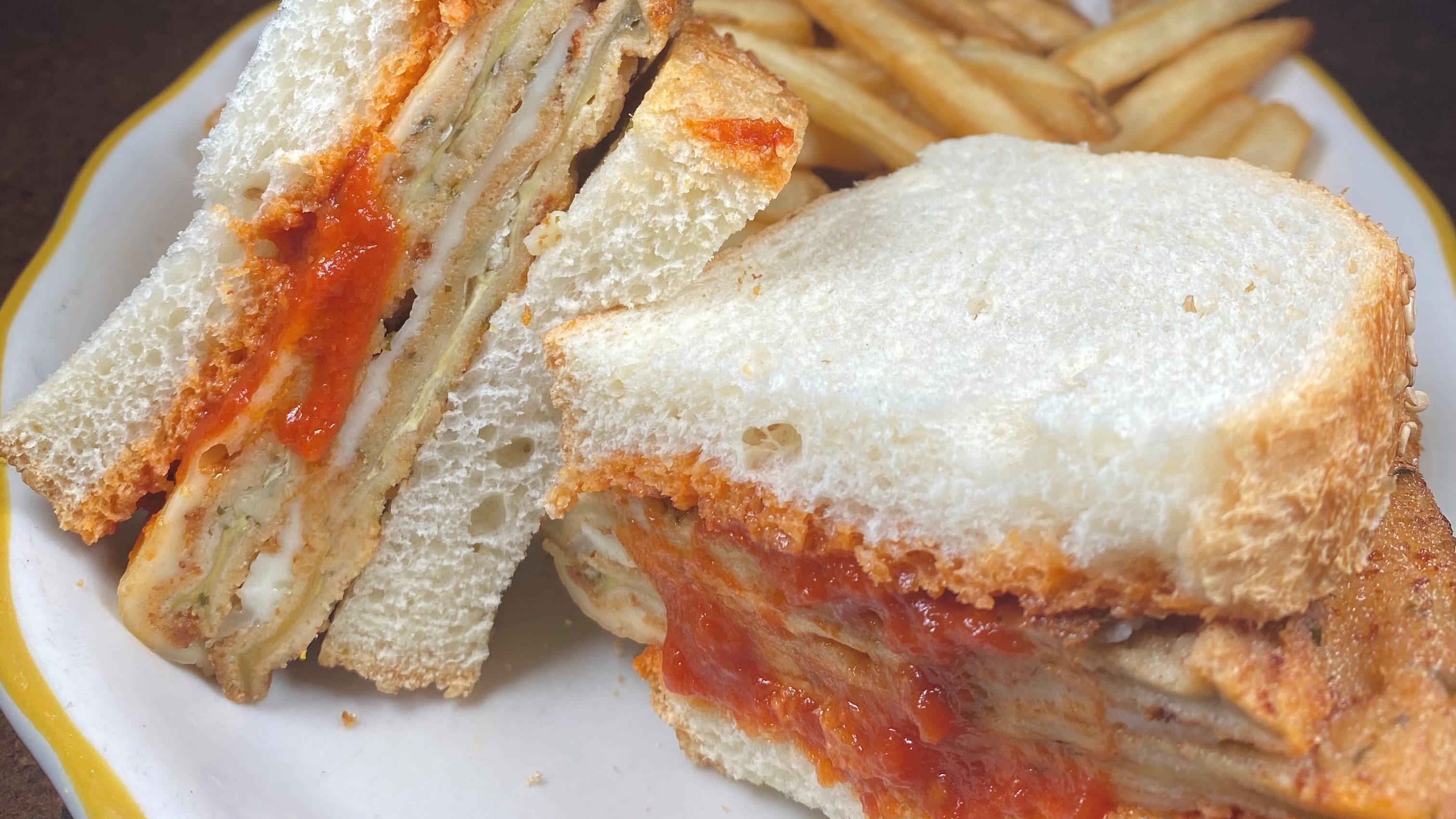 Eggplant Parm Sandwich