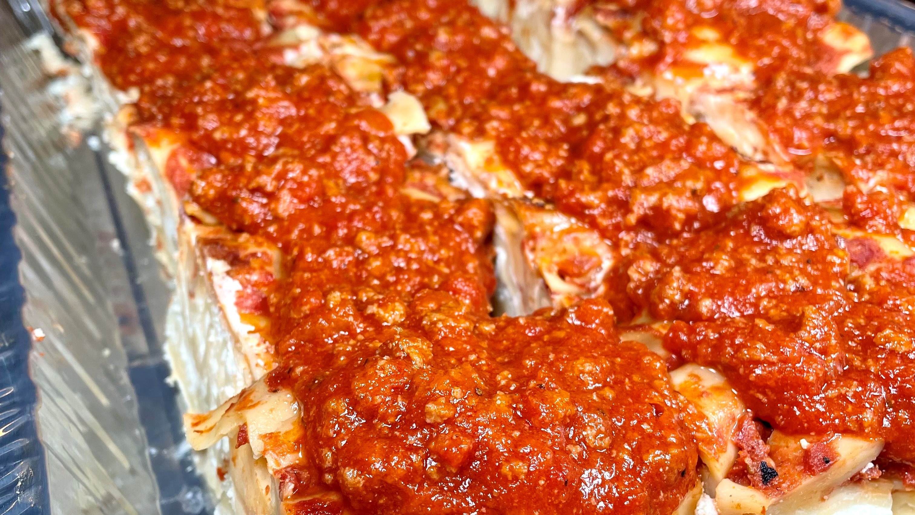 FM Baked Lasagna and Meat Sauce