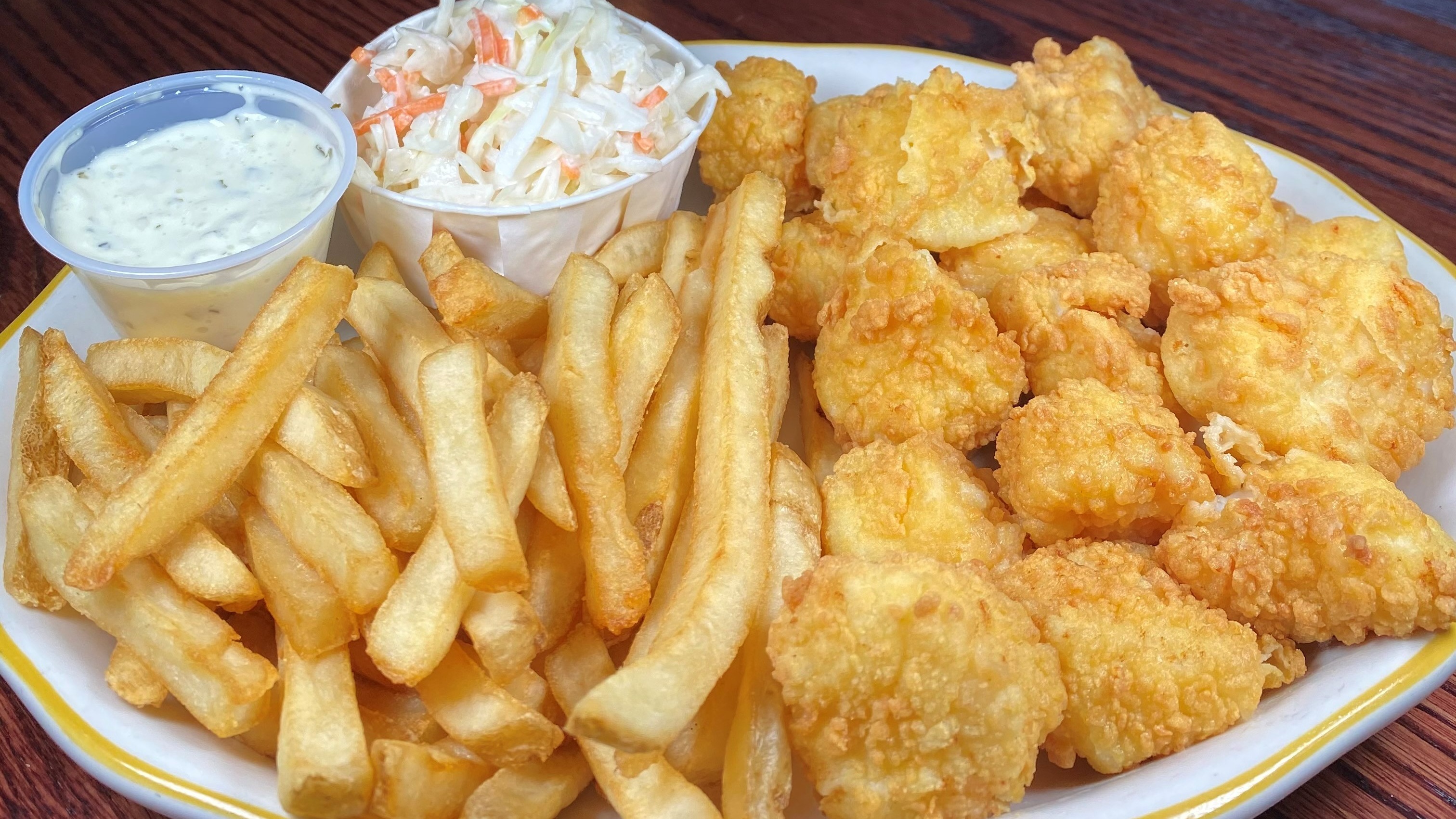 Fried Sea Scallop Platter