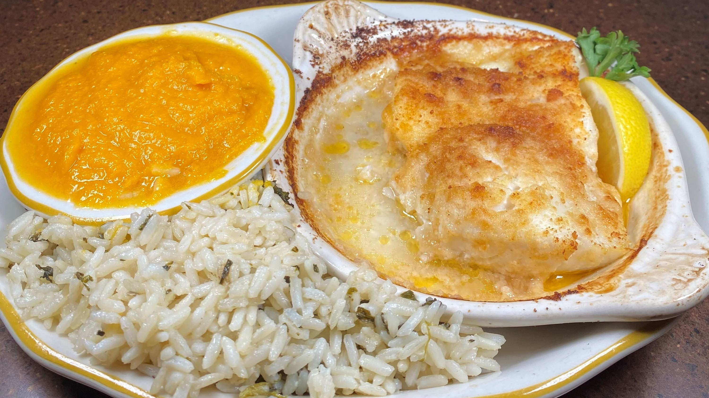 GLUTEN FREE Broiled Haddock