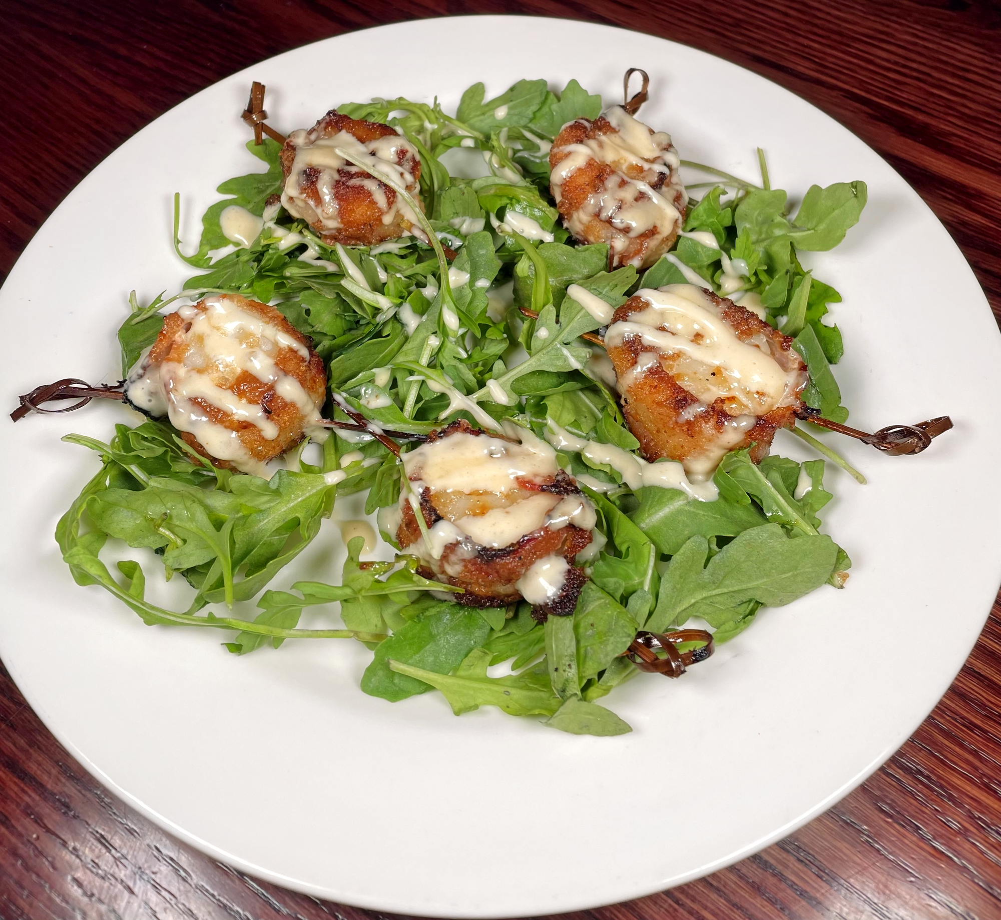 Scallops Wrapped in Bacon (5)