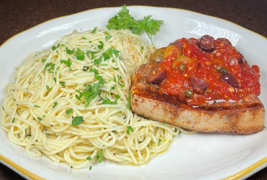 Swordfish Puttanesca
