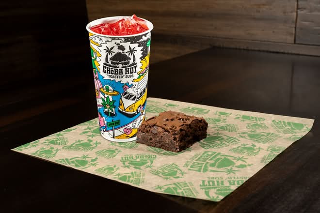Brownie and Drink