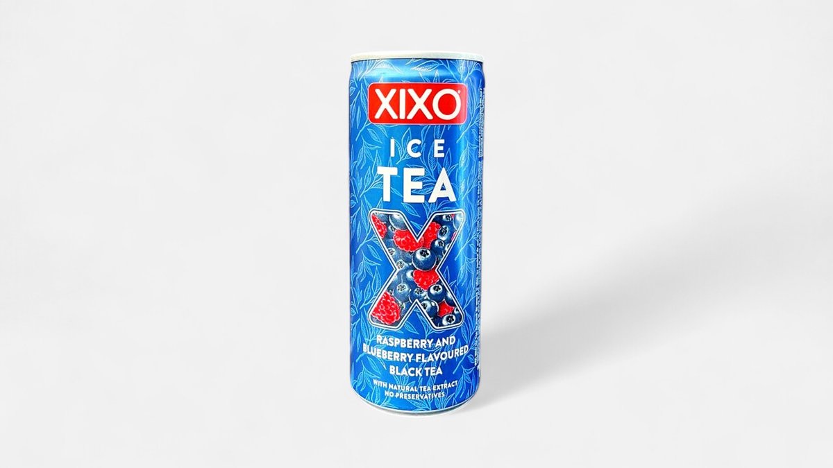 Xixo ice tea raspberry and blueberry flavoured black tea