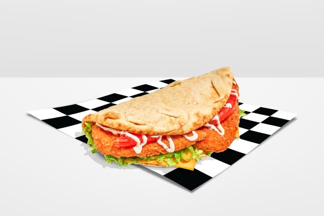 Chicken Flatbread Sandwich