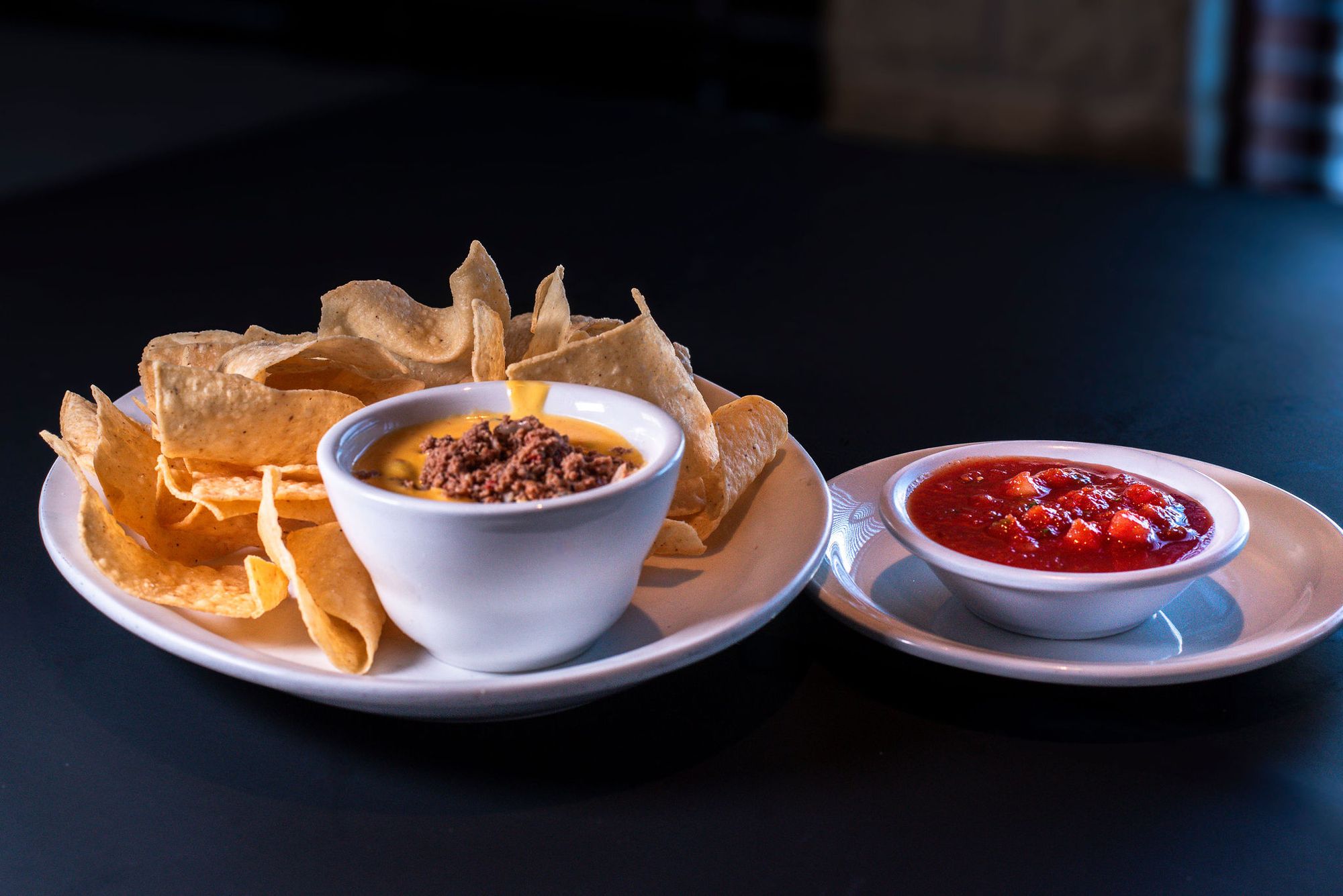 Chips and Homemade Queso