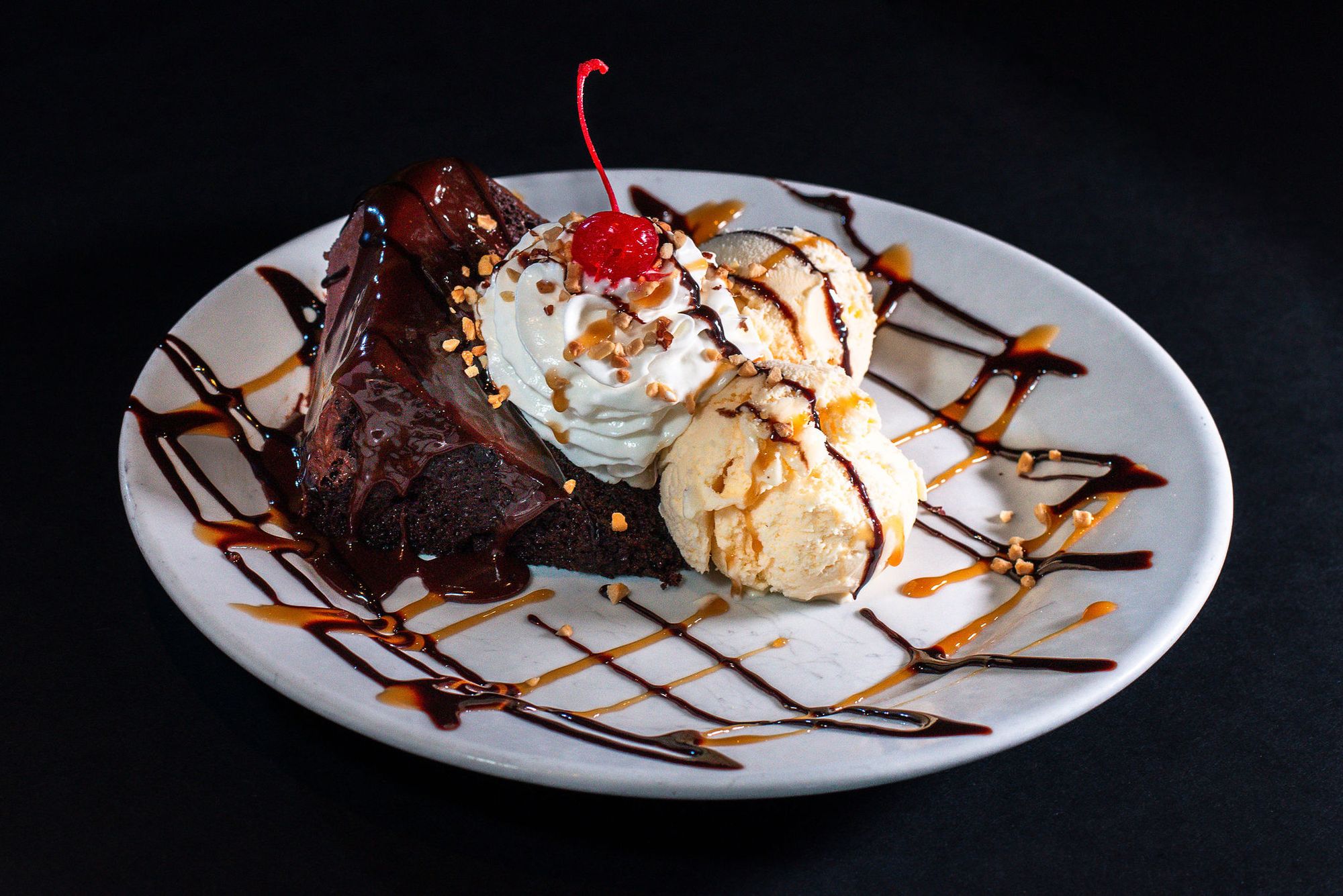 Hot Fudge Cake Sundae