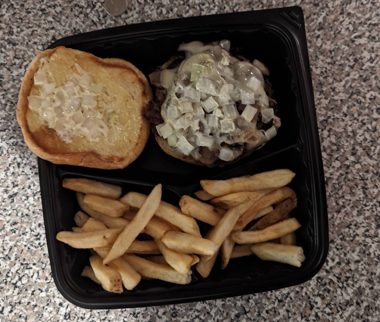 Mushroom Swiss Cheeseburger