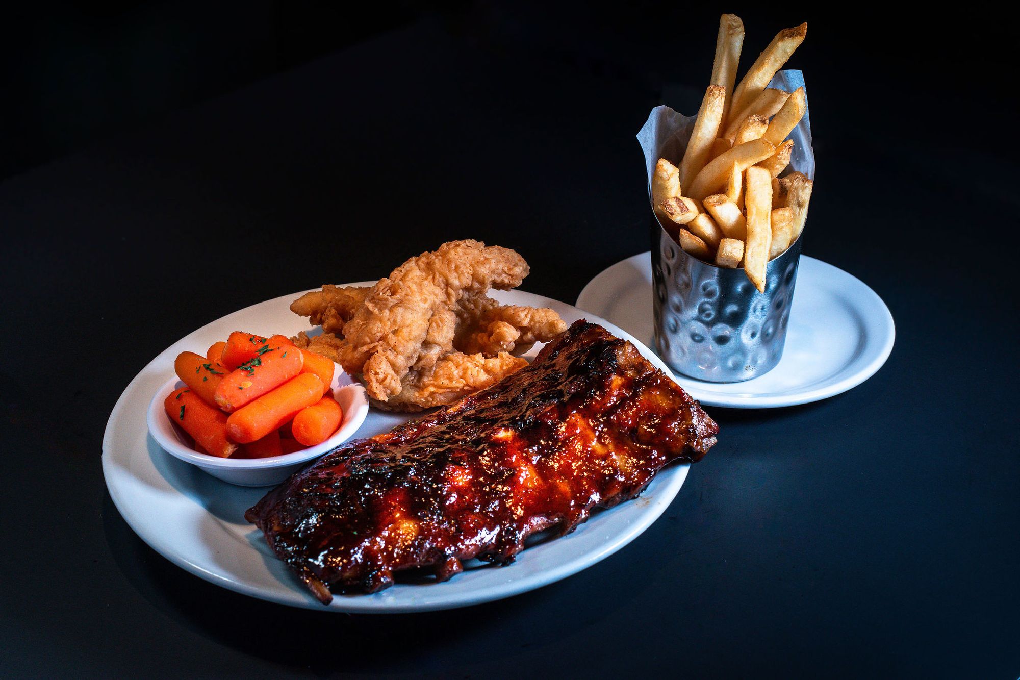 Ribs and Chicken Tenders