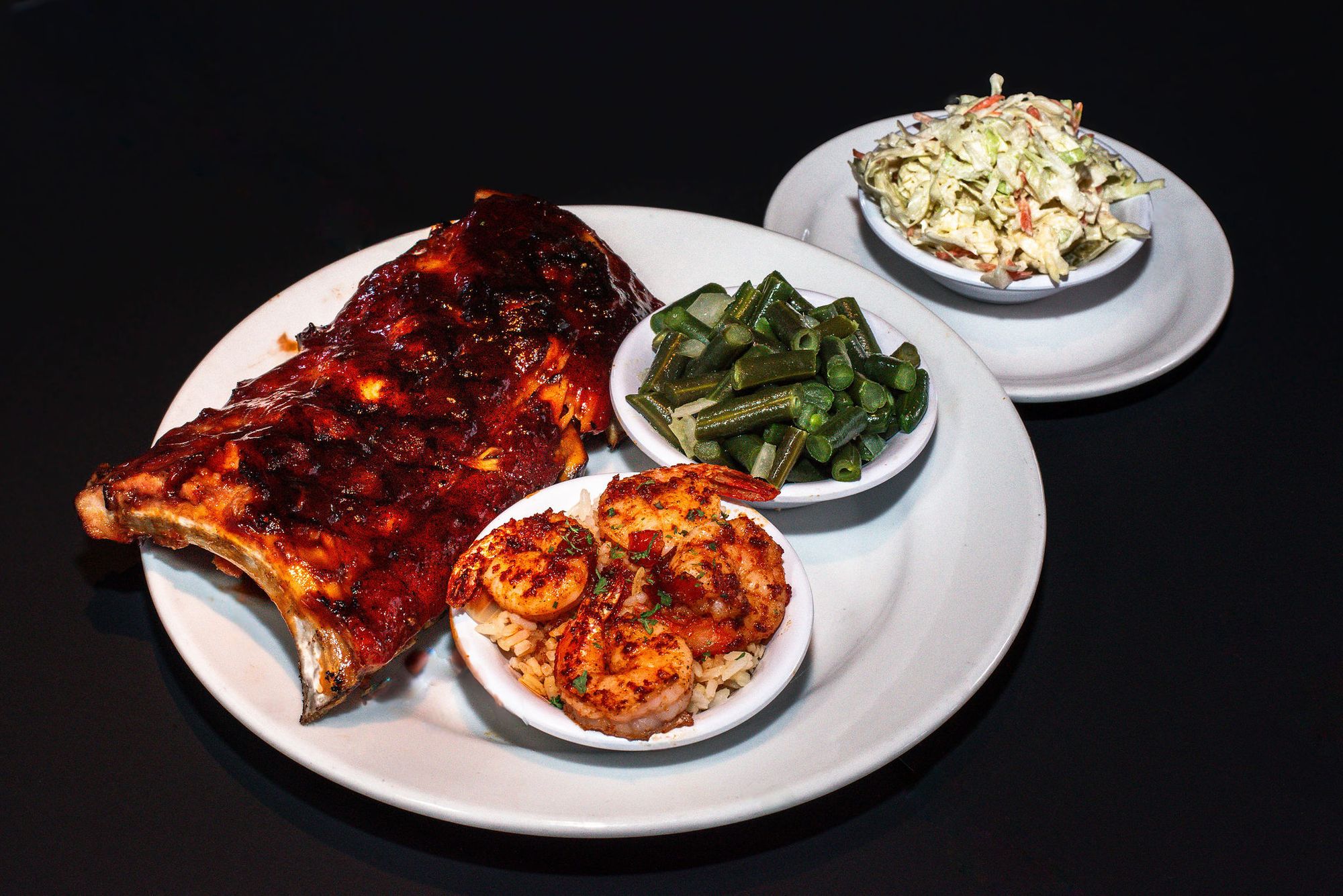 Ribs and Shrimp