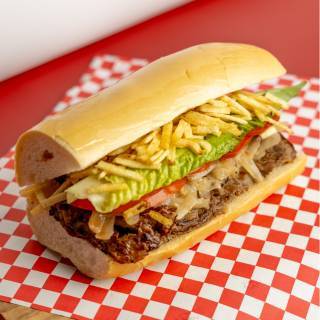 Pan Con Bistec