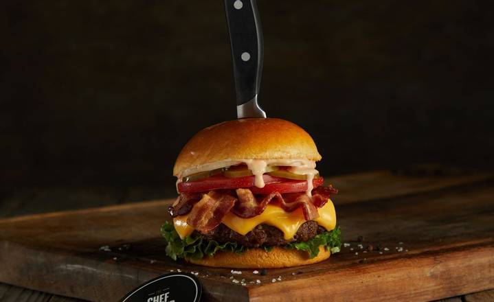 Chef's bacon cheeseburger