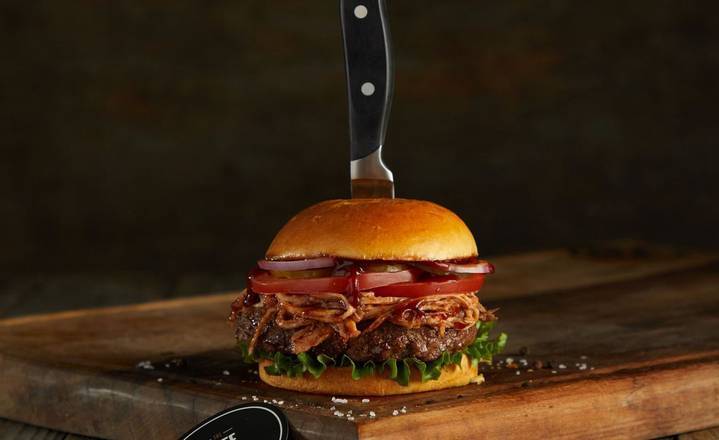 Pulled pork burger