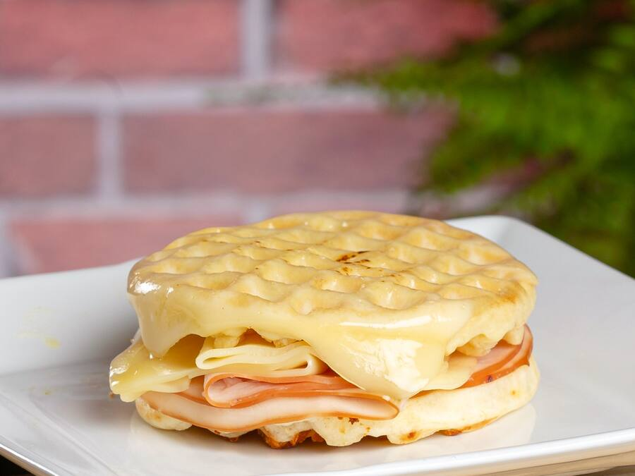 Sanduíche de Waffle