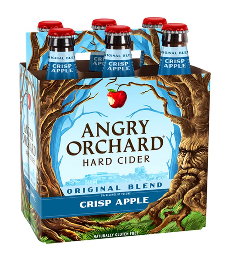 Angry Orchard Crisp Cider 6 Pack Bottles