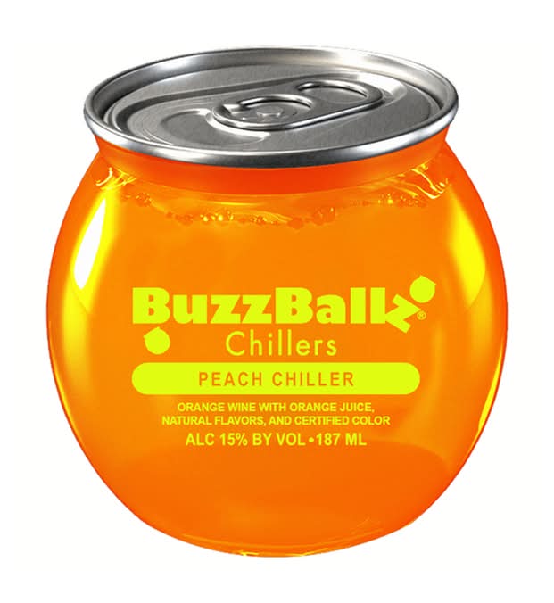 Buzz Balls Chillers Peach 187ml