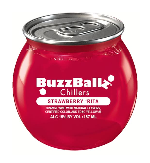 Buzz Balls Chillers Strawberry 187ml