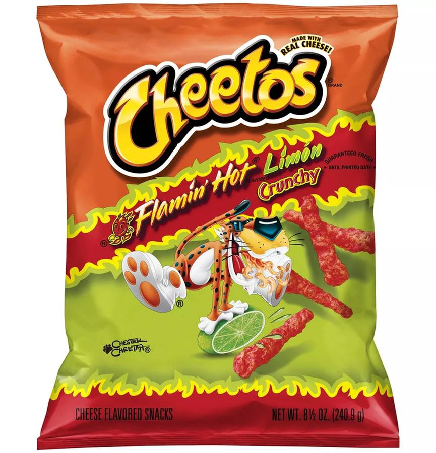 Cheetos Flaming Hot Limon Large 8.5oz