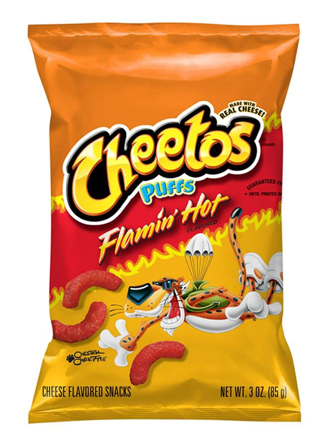 Cheetos Flaming Hot Puffs 3oz