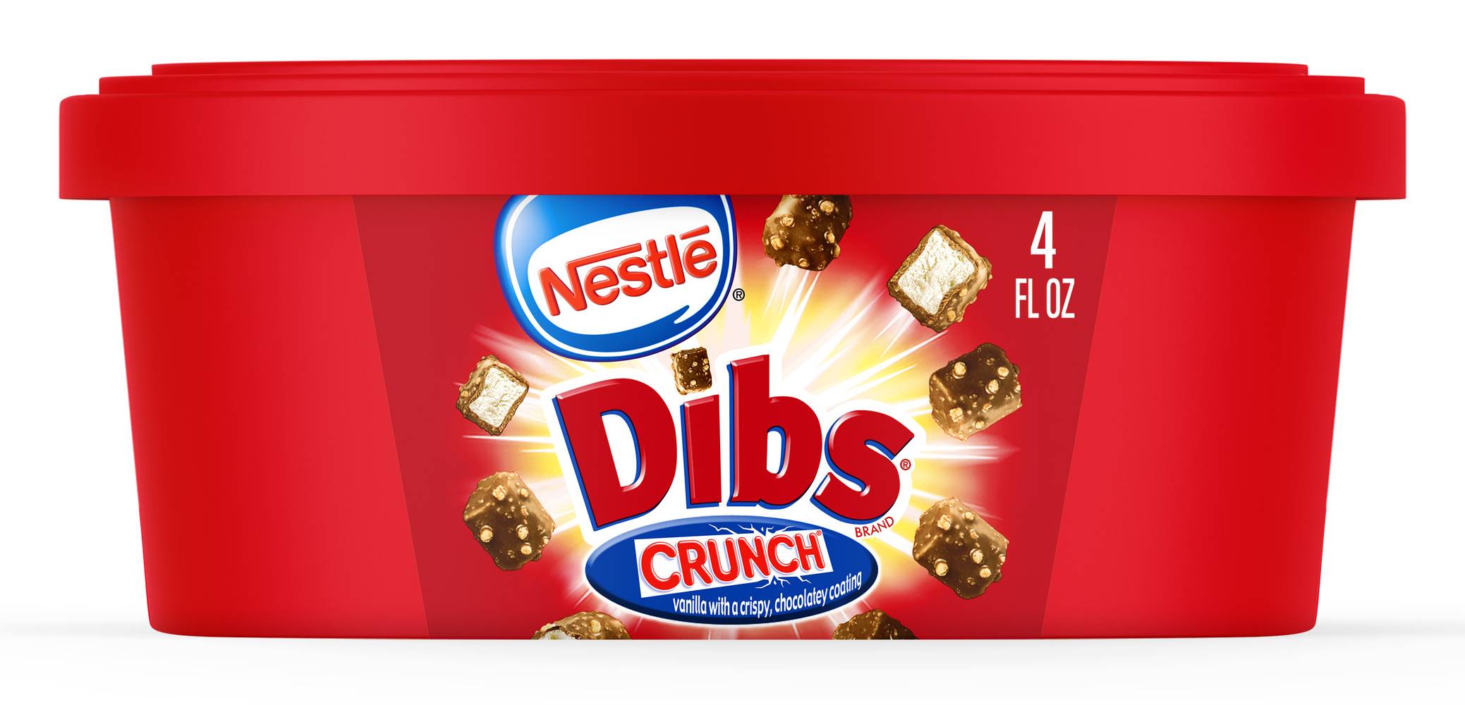 Dibs Vanilla With Crunch Coating Dessert (4 fl oz)