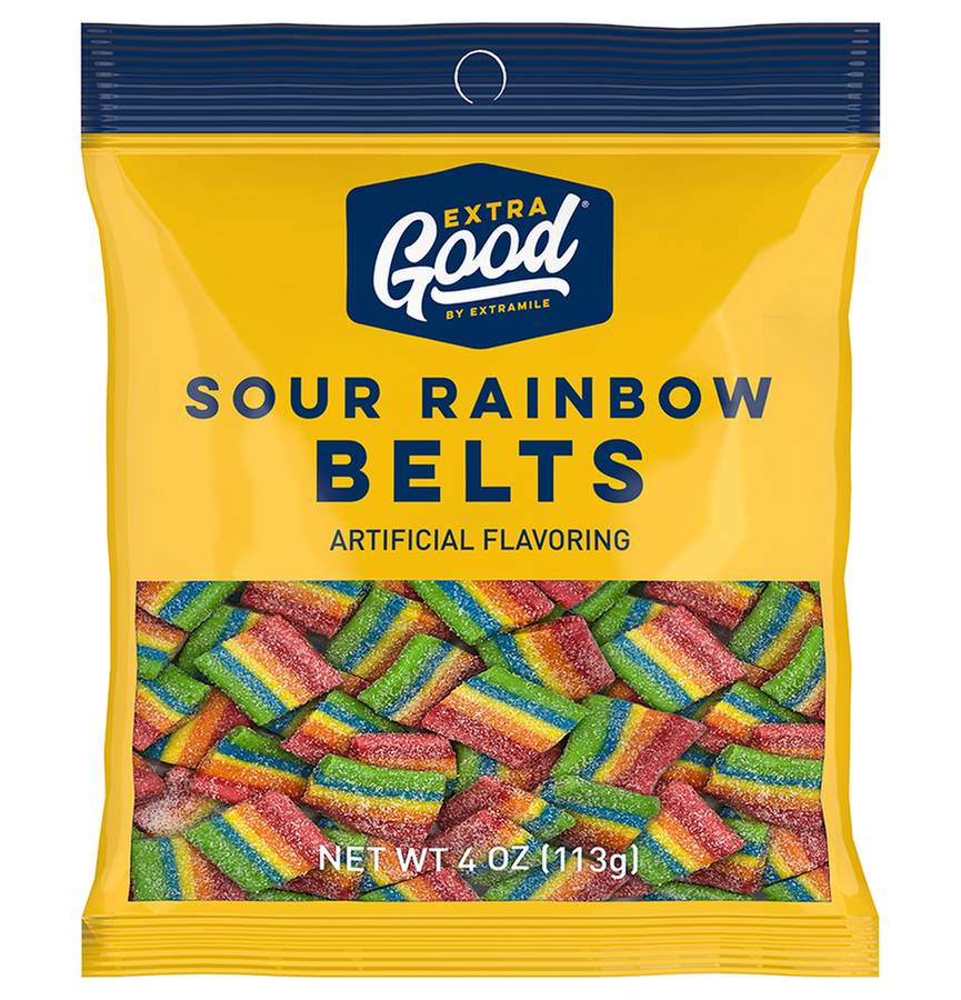 ExtraGood Sour Rainbow Belts 4oz