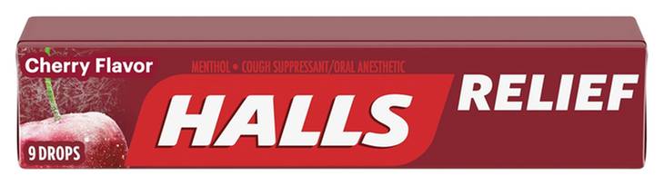 Halls Cherry 9pc