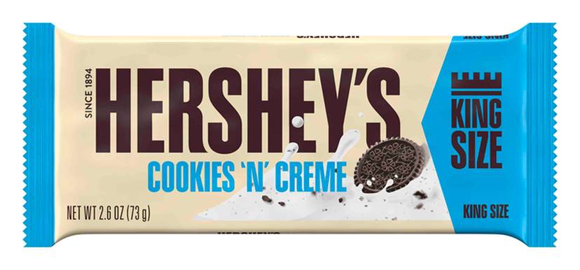 Hershey's Cookies and Cream King Size 3oz