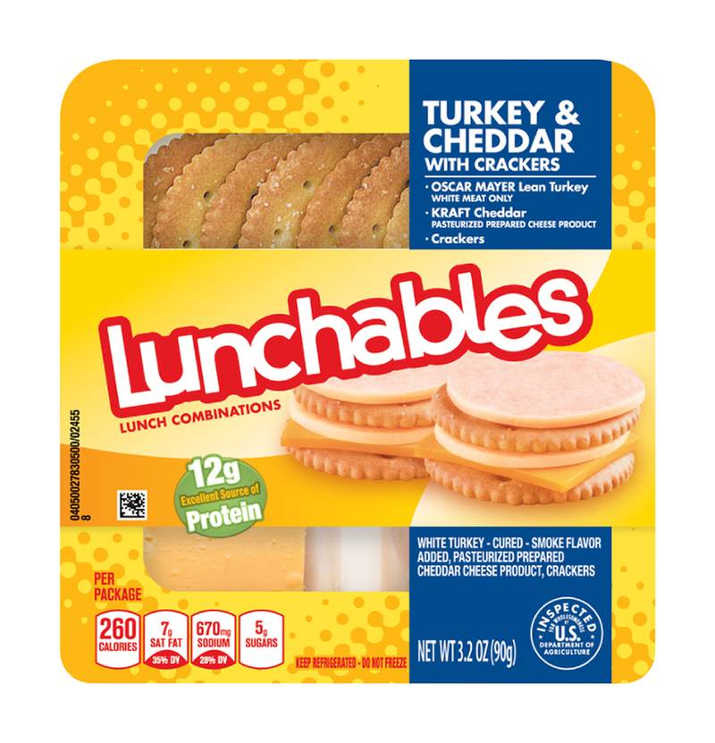 Lunchables Turkey and Cheddar 3.2oz