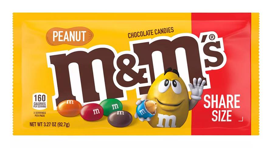 MandM Peanut King Size 3oz
