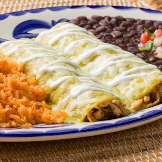 GREEN ENCHILADAS
