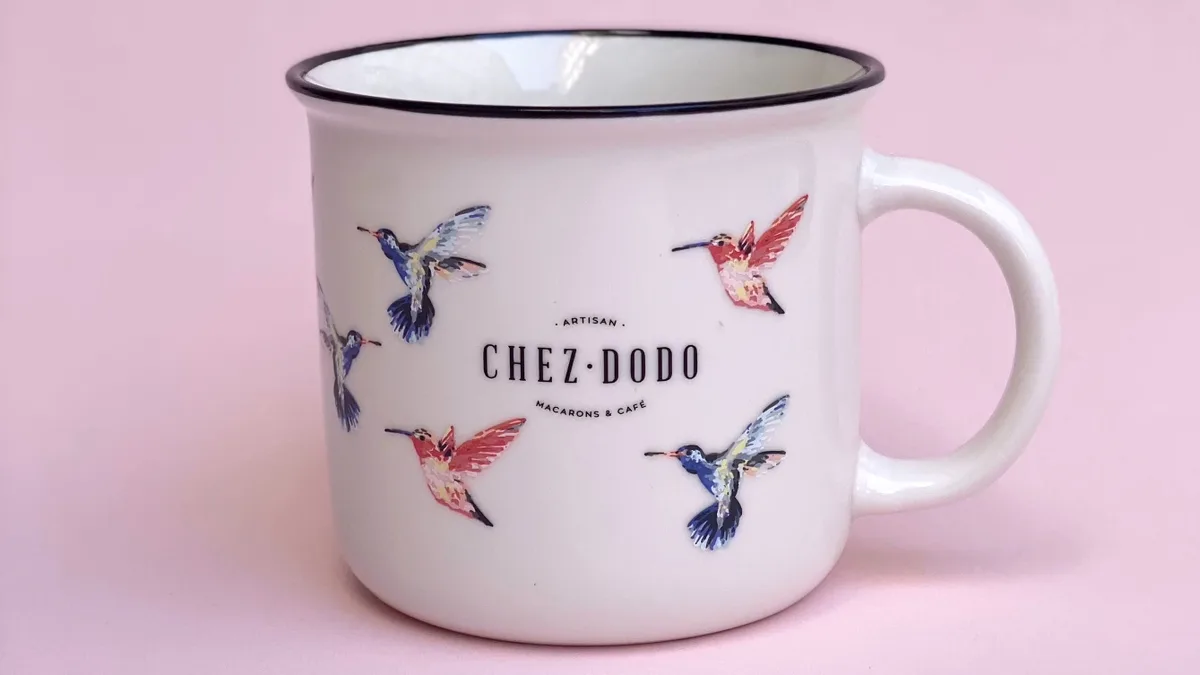 CHEZ DODO kolibris bögre