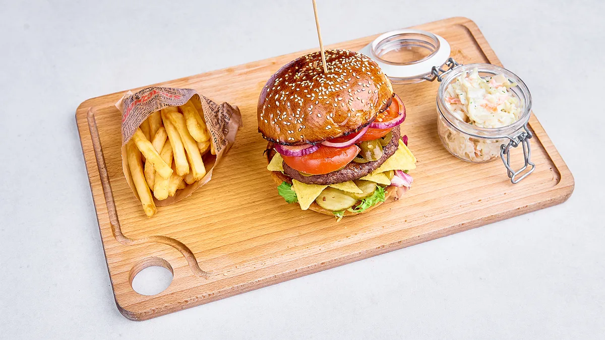 Hot burger