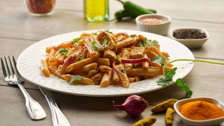 Halal Butter Chicken Pasta Twist
