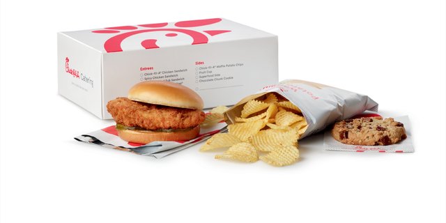 Regular Chicken Sandwich Packaged Meal