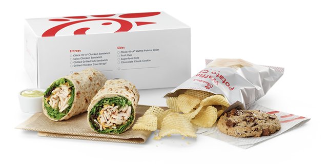 Regular Grilled Chicken Cool Wrap Packaged Meal